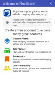 How plugshare.com looks like on a mobile device such as an iPhone.