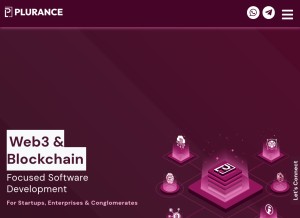 How plurance.com looks like on a tablet such as an iPad.