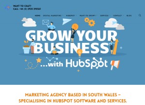 How plusyourbusiness.com looks like on a tablet such as an iPad.