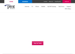 How pmt.org looks like on a tablet such as an iPad.