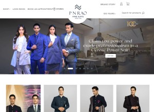 How pnrao.com looks like on a tablet such as an iPad.