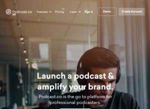 How pod.co looks like on a tablet such as an iPad.