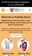 How podhalastore.com looks like on a mobile device such as an iPhone.