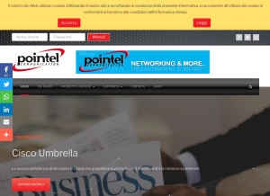 How pointel.it looks like on a tablet such as an iPad.