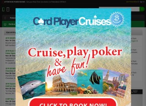 How pokeratlas.com looks like on a tablet such as an iPad.