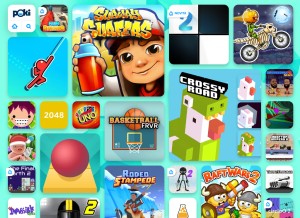 How poki.it looks like on a tablet such as an iPad.