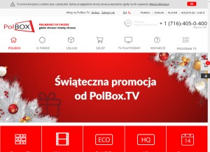 How polbox.tv looks like on a tablet such as an iPad.