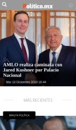 How politico.mx looks like on a mobile device such as an iPhone.