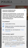 How polskatimes.pl looks like on a mobile device such as an iPhone.