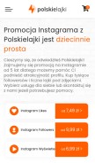 How polskielajki.pl looks like on a mobile device such as an iPhone.