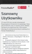 How polskieradio.pl looks like on a mobile device such as an iPhone.