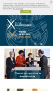 How polytechnique.fr looks like on a mobile device such as an iPhone.