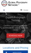 How polytest.org looks like on a mobile device such as an iPhone.