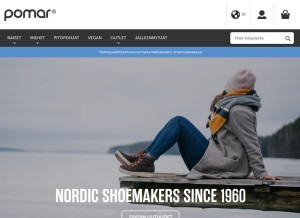 How pomar.fi looks like on a tablet such as an iPad.