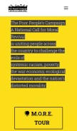 How poorpeoplescampaign.org looks like on a mobile device such as an iPhone.