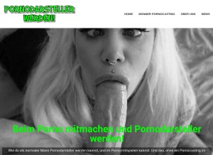 How pornodarsteller-werden.info looks like on a tablet such as an iPad.