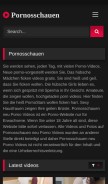 How pornosschauen.com looks like on a mobile device such as an iPhone.