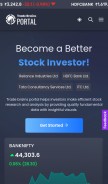 How portal.tradebrains.in looks like on a mobile device such as an iPhone.