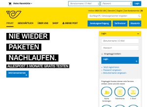 How post.at looks like on a tablet such as an iPad.
