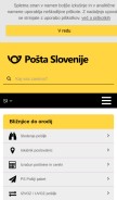 How posta.si looks like on a mobile device such as an iPhone.