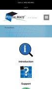 How postalmate.net looks like on a mobile device such as an iPhone.