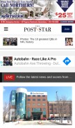 How poststar.com looks like on a mobile device such as an iPhone.