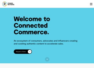 How powerreviews.com looks like on a tablet such as an iPad.