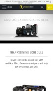 How powertechgenerators.com looks like on a mobile device such as an iPhone.