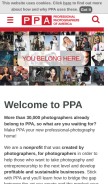How ppa.com looks like on a mobile device such as an iPhone.