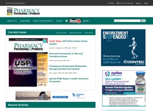 How pppmag.com looks like on a tablet such as an iPad.