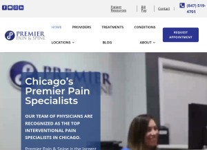 How ppschicago.com looks like on a tablet such as an iPad.