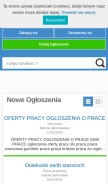 How pracuj24.pl looks like on a mobile device such as an iPhone.