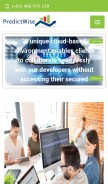 How predictwise.com.au looks like on a mobile device such as an iPhone.