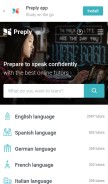 How preply.com looks like on a mobile device such as an iPhone.