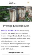 How prestigesouthernstar.ind.in looks like on a mobile device such as an iPhone.