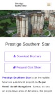 How prestigesouthernstar.live looks like on a mobile device such as an iPhone.