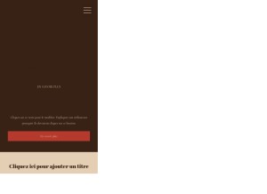 How preva.com looks like on a tablet such as an iPad.