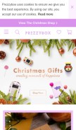 How prezzybox.com looks like on a mobile device such as an iPhone.