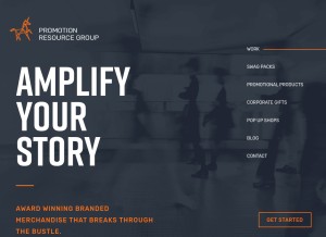 How prgstore.ca looks like on a tablet such as an iPad.