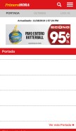 How primerahora.com looks like on a mobile device such as an iPhone.