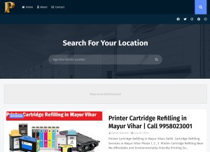 How printercartridgerefillingnearme.blogspot.com looks like on a tablet such as an iPad.