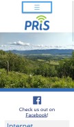 How pris.ca looks like on a mobile device such as an iPhone.