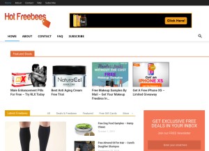 How prizepending.com looks like on a tablet such as an iPad.