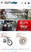 How probikeshop.fr looks like on a mobile device such as an iPhone.