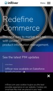 How productmarketingcloud.com looks like on a mobile device such as an iPhone.
