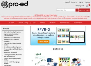 How proedinc.com looks like on a tablet such as an iPad.