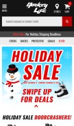 How prohockeylife.com looks like on a mobile device such as an iPhone.