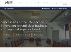 How project1.com looks like on a tablet such as an iPad.