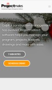 How projectmates.com looks like on a mobile device such as an iPhone.