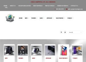 How projectsavingus.com looks like on a tablet such as an iPad.